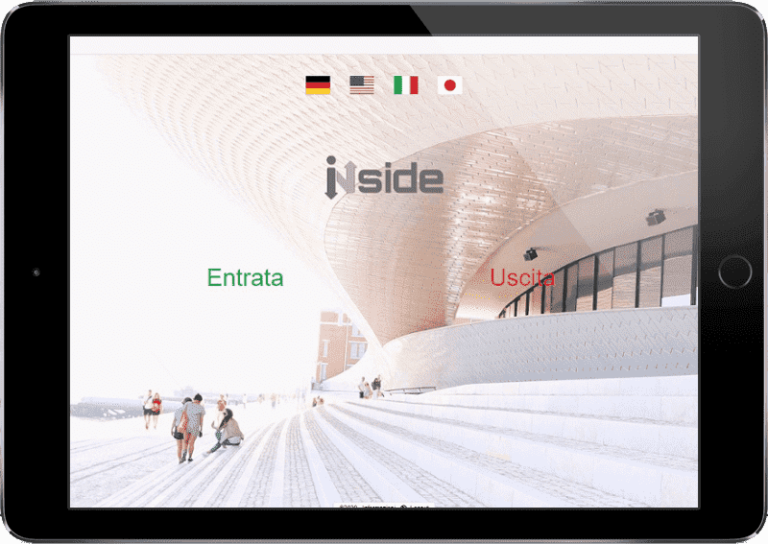 Il software per la registrazione dei visitatori